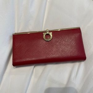 Ferragamo Red Wallet- Authentic